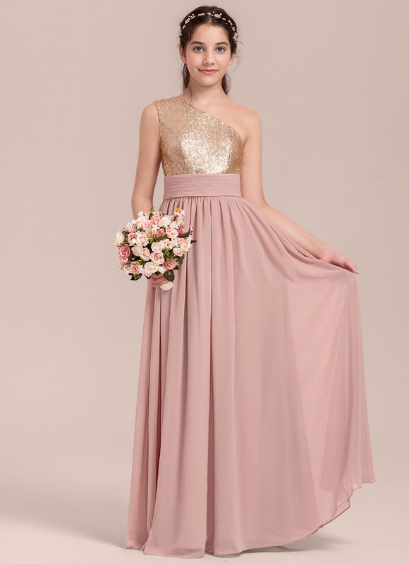 Robe Trapèze Brillance Rosée