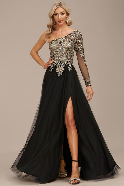 Robe Trapèze Chic Tulle Noir