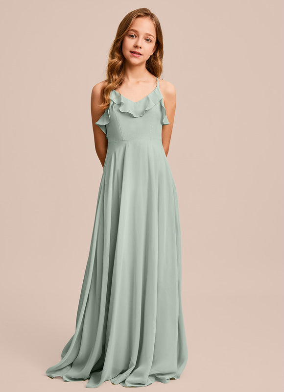 Robe Trapèze Vert Doux Éclat - gallery 6