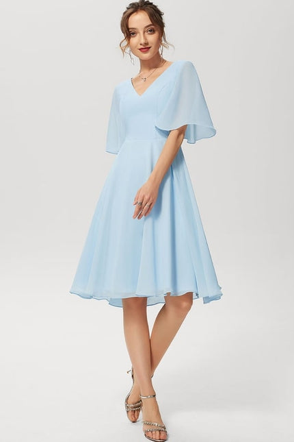 Robe Trapèze Drapé Élégant Chic - gallery 3