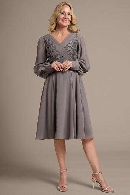Robe Trapèze Grande Taille - gallery 2