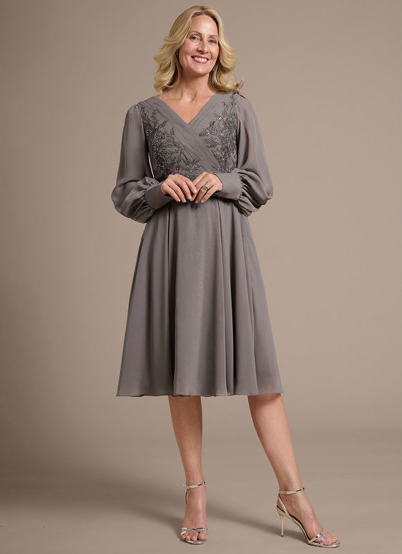 Robe Trapèze Grande Taille - gallery 2