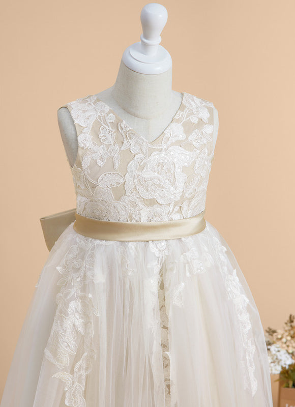 Robe Trapèze Enfant Évanescente - gallery 5