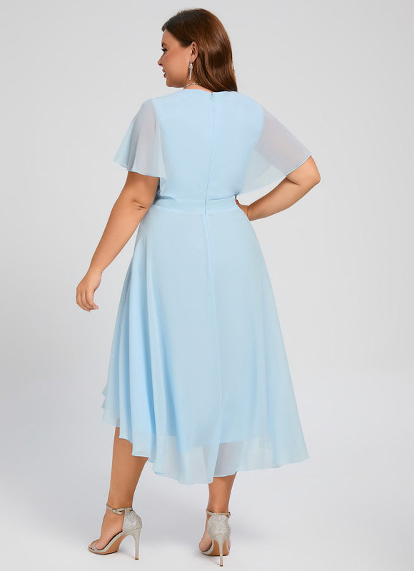 Robe Trapèze Fluide Asymétrique - gallery 6