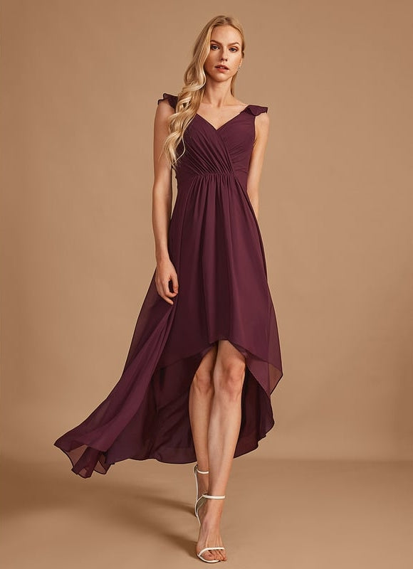 Robe Trapèze Fluide Asymétrique - gallery 1