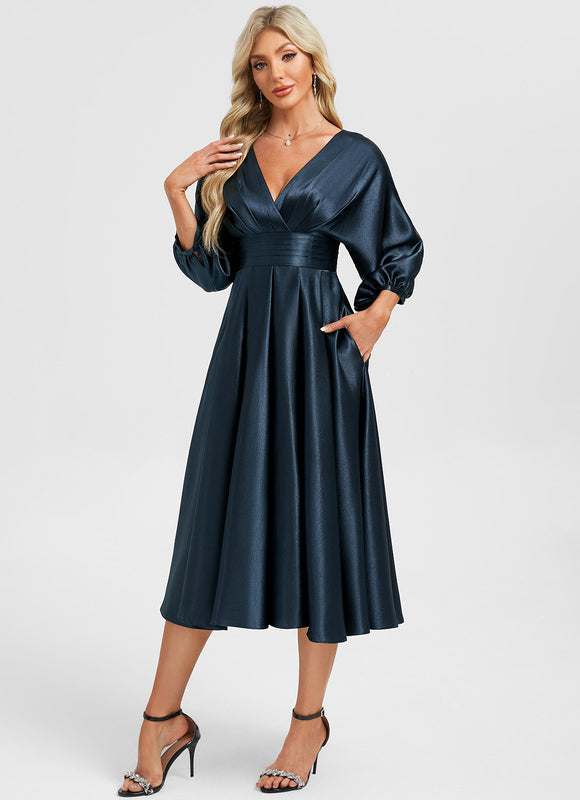 Robe Trapèze Élégance Océanique - gallery 2