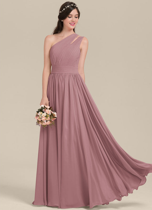 Robe Trapèze Asymétrique Beige