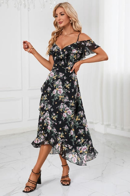 Robe Trapèze Floral Cascade - gallery 3