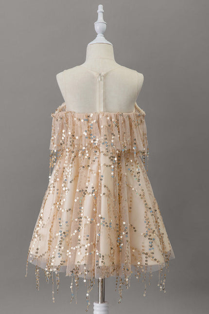 Robe Trapèze Précieuse Pailletée - gallery 3