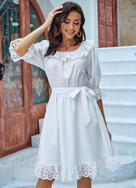 Robe Trapèze Coton Chic - gallery 3