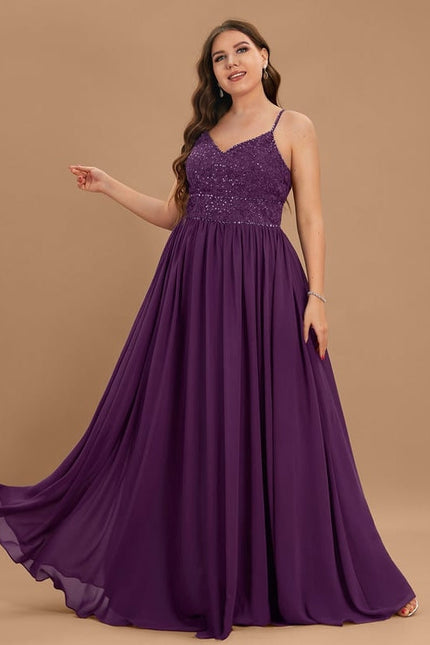 Robe Trapèze Lueur Élégante - gallery 6