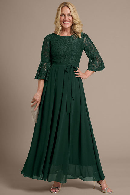 Robe Trapèze Vaporeuse Élégante - gallery 3