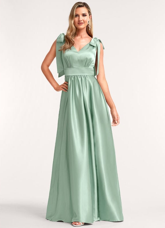 Robe Trapèze Élégance Satinée