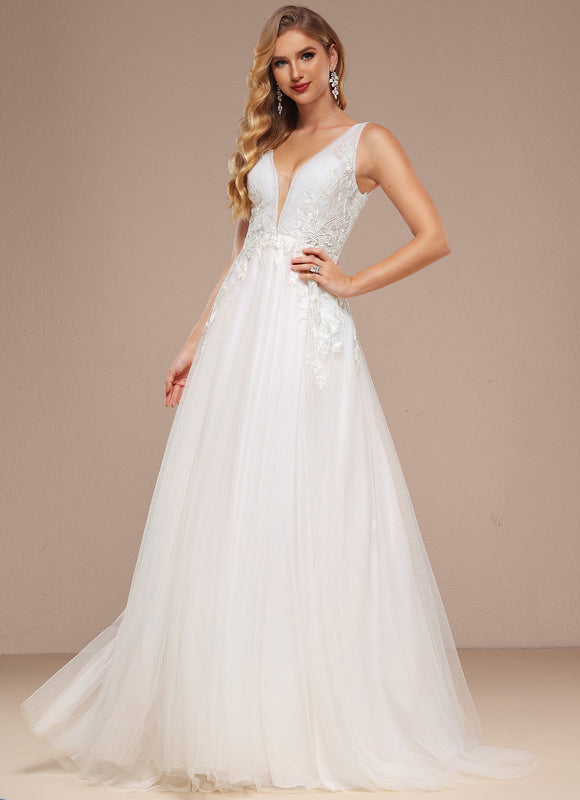 Robe Trapèze Rêve Tulle Élyséen - gallery 1