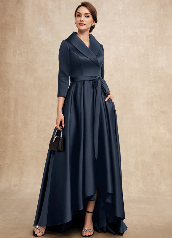 Robe Trapèze Nuit Satinée Élégante - gallery 4