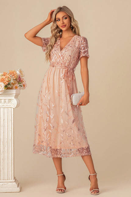 Robe Trapeze Sequin - gallery 4