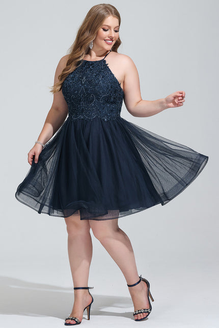 Robe Trapèze Éclat Tulle Cristal - gallery 5