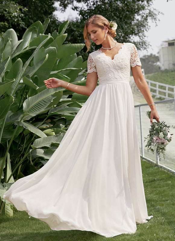 Robe Trapèze Éblouissante Aérienne - gallery 6
