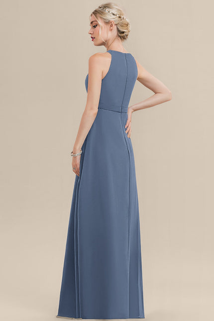 Robe Trapèze Élégance Aquatique - gallery 3