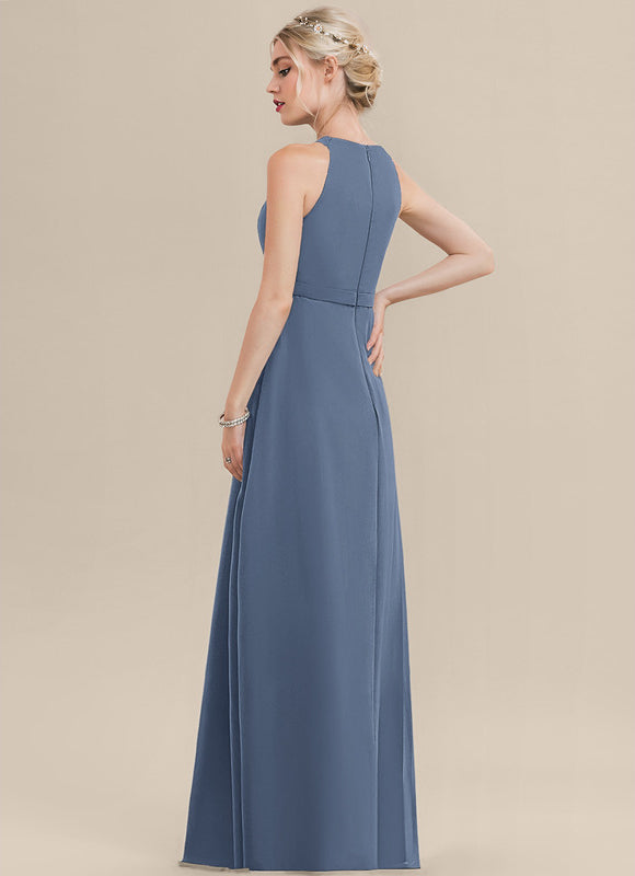 Robe Trapèze Élégance Aquatique - gallery 3