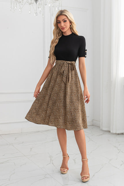 Robe Trapèze Midi Imprimée - gallery 3