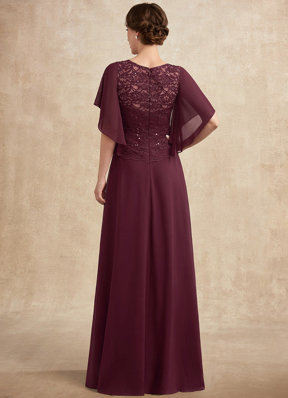 Robe Trapèze Longue Violetée - gallery 5