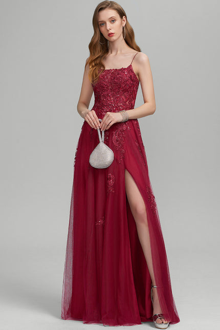 Robe Trapèze Rubis Éthérée