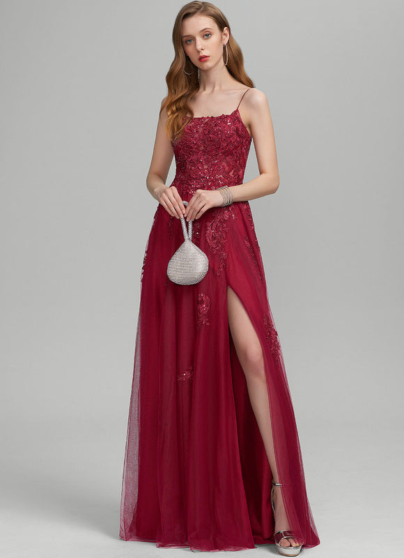 Robe Trapèze Rubis Éthérée