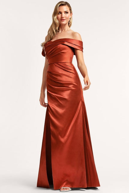 Robe Trapeze Epaule Dénudée - gallery 2