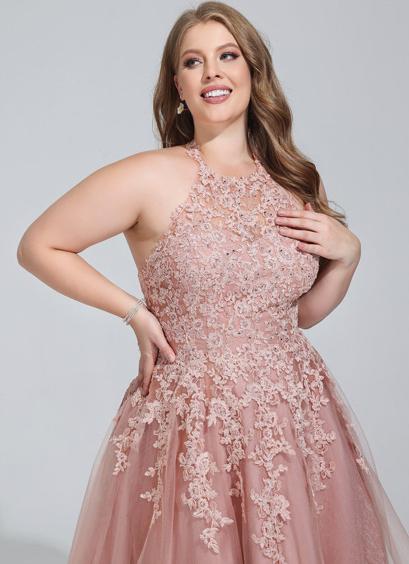 Robe Trapèze Lueur Rosée - gallery 9