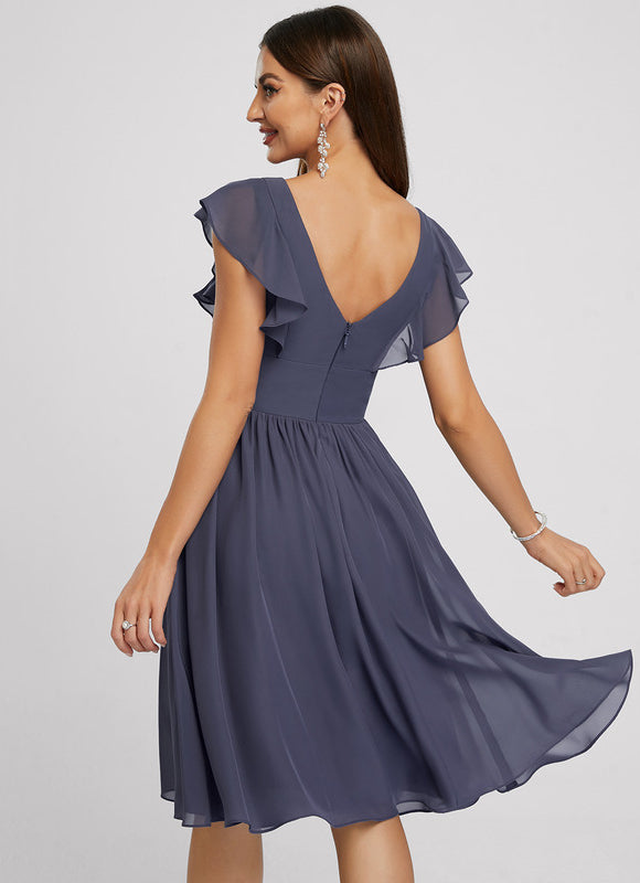 Robe Trapèze Émeraude Volante - gallery 2