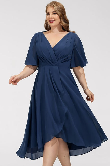 Robe Trapèze Flottante Verte - gallery 8