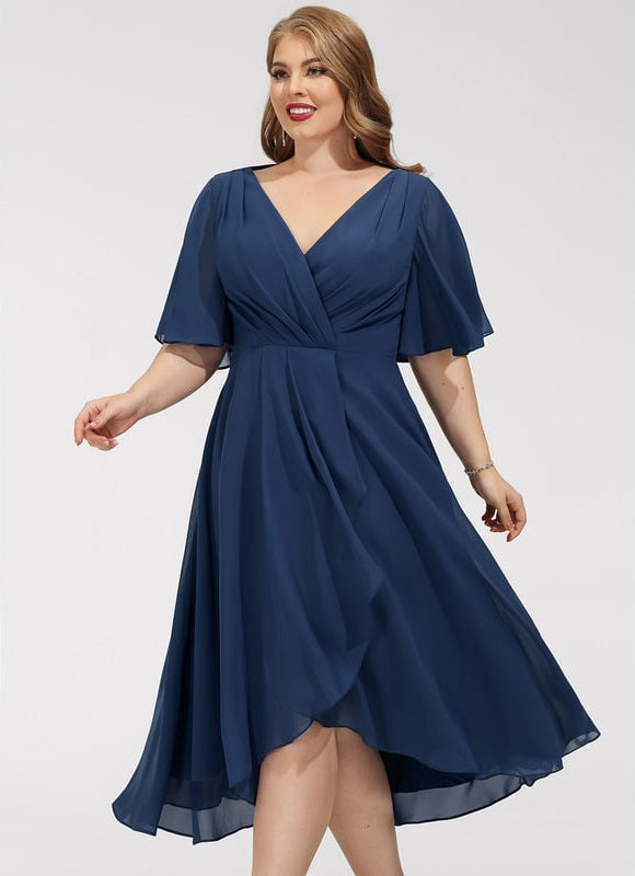 Robe Trapèze Flottante Verte - gallery 8