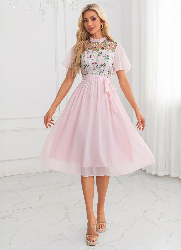 Robe Trapeze Femme Elegante