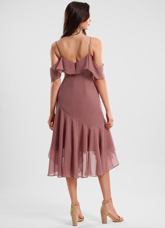 Robe Trapèze Flottante Verte - gallery 4