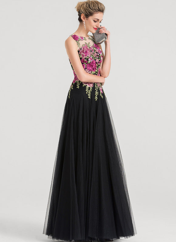 Robe Trapèze Fleur De Sombrelle - gallery 2