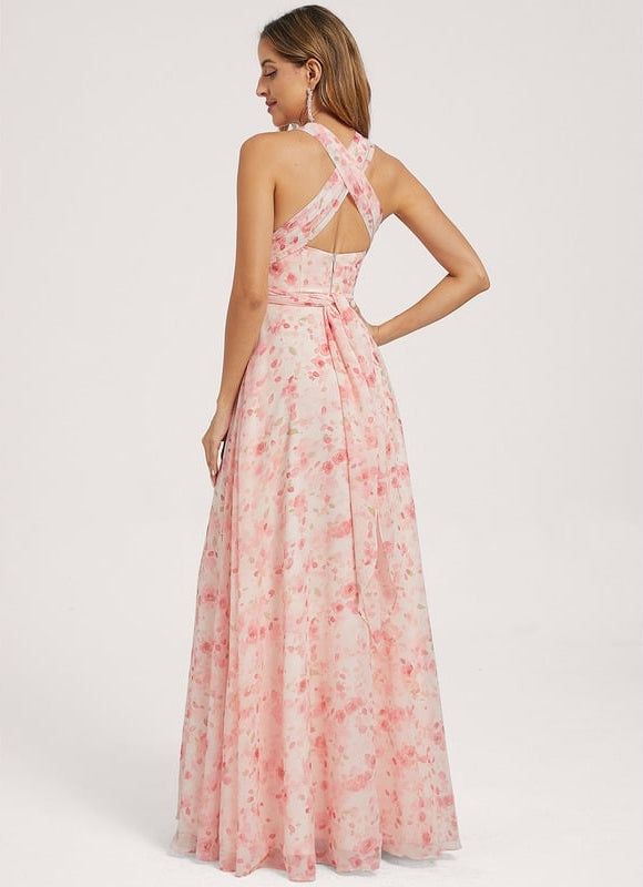 Robe Trapèze Fluide Bordeaux - gallery 5