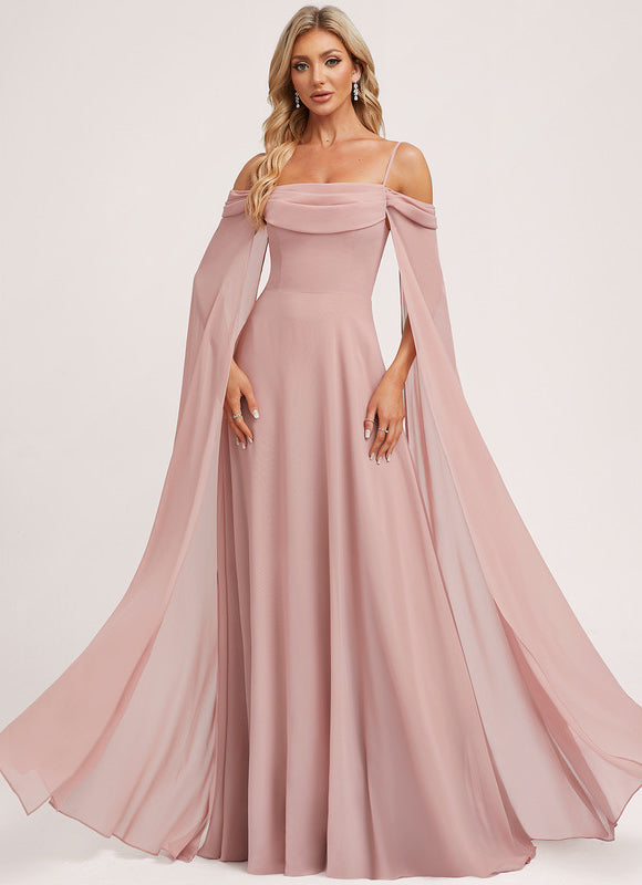 Robe Trapèze Éthérée Rose