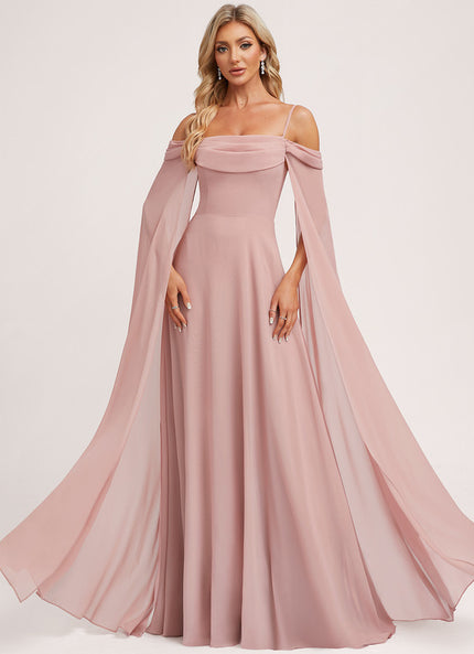 Robe Trapèze Éthérée Rose