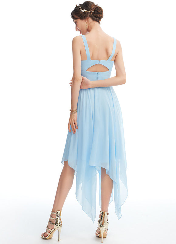 Robe Trapèze Fluide Asymétrique - gallery 2