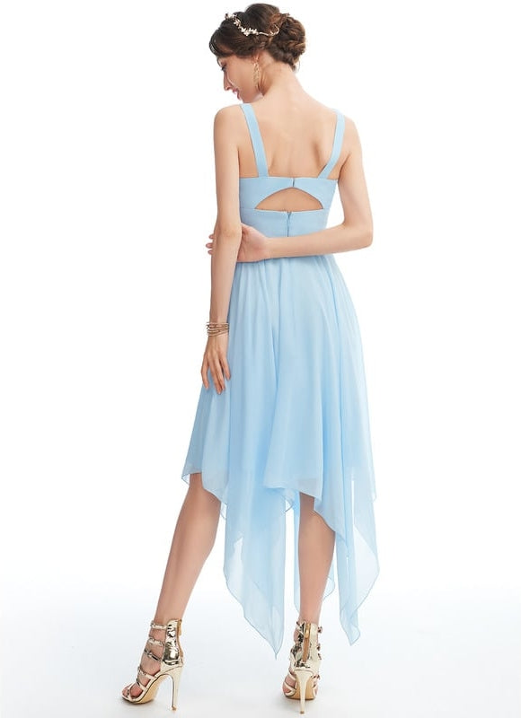 Robe Trapèze Flottante Verte - gallery 3