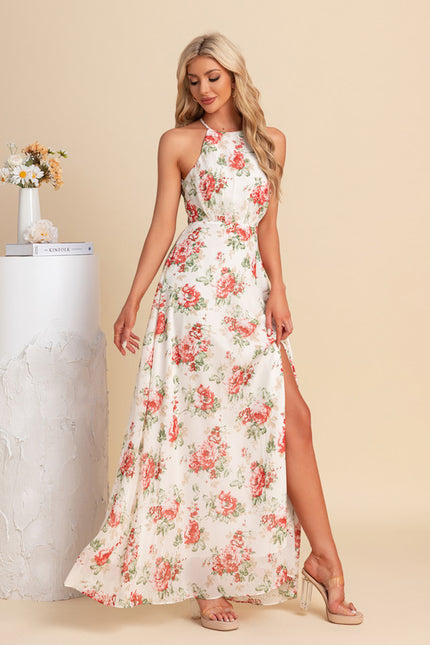 Robe Trapèze Fleurie Élégante - gallery 3