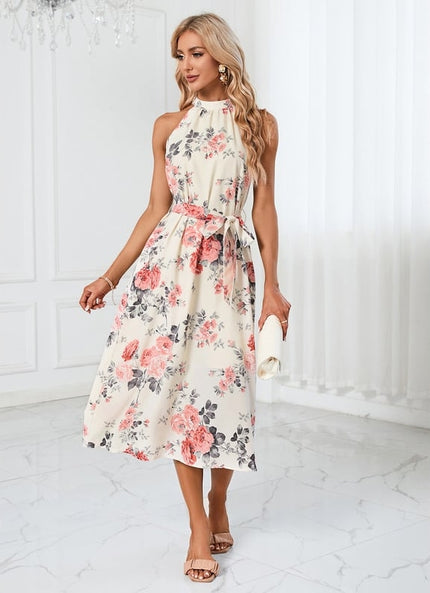 Robe Trapèze Élégance Tropicale