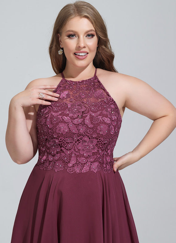 Robe Trapèze Violet Éclat - gallery 8