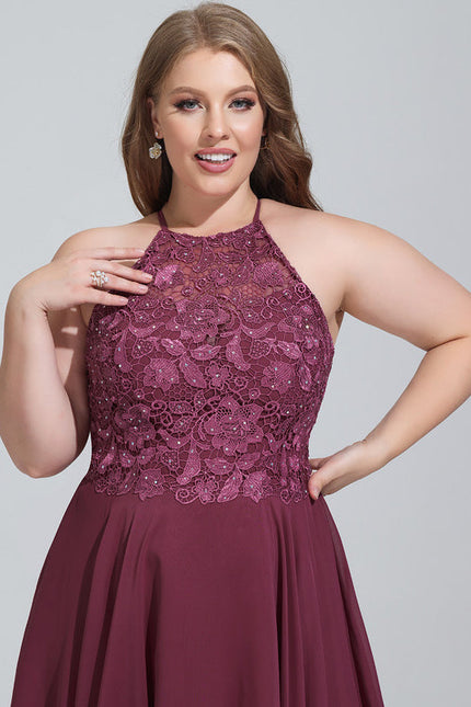 Robe Trapèze Violet Éclat - gallery 8