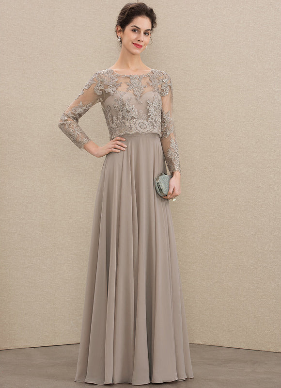 Robe Trapèze Longue Violetée - gallery 2