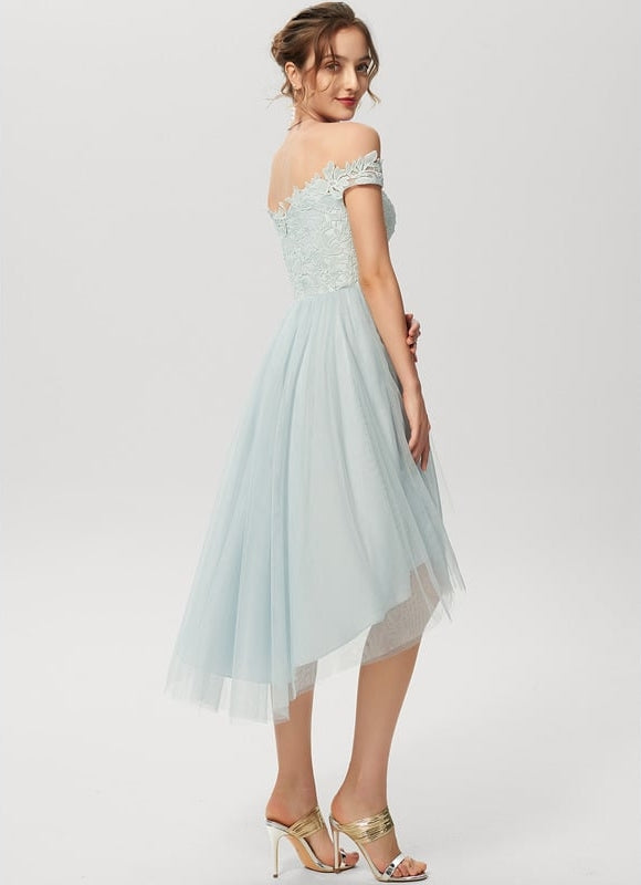 Robe Trapèze Tulle Aérien - gallery 4