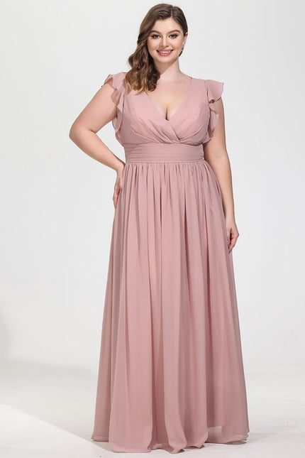 Robe Trapèze Mousseline Fendue - gallery 8