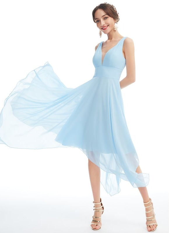 Robe Trapèze Fluide Asymétrique - gallery 3