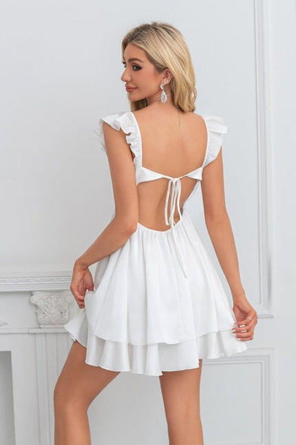 Robe Trapèze Lumière Flottante - gallery 2